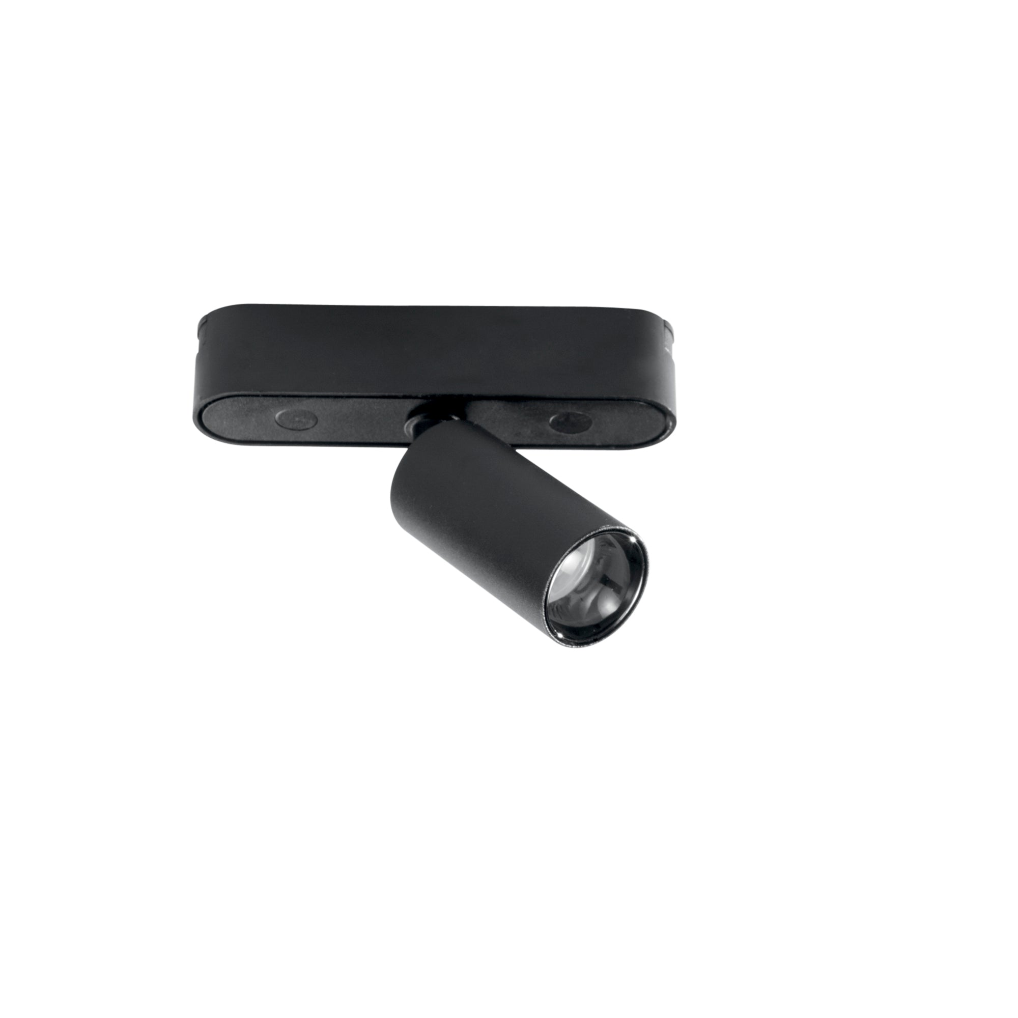 Spot LED noir orientable 5W 4000K pour rail BERNINI