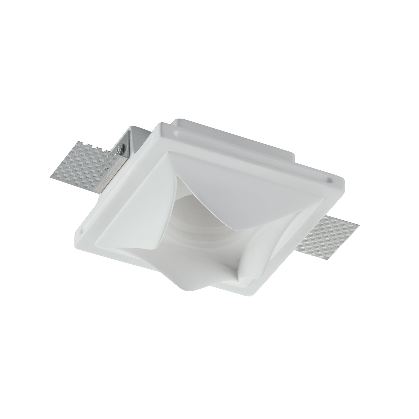 Luminaire encastré brick en plâtre blanc à peindre (1xGU10)