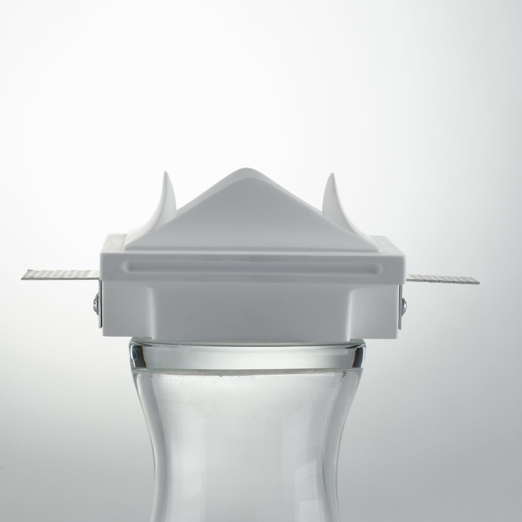 Luminaire encastré brick en plâtre blanc à peindre (1xGU10) – Image 3