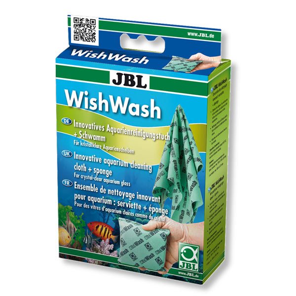 JBL WishWash : Lavette et éponge pour aquariums et terrariums