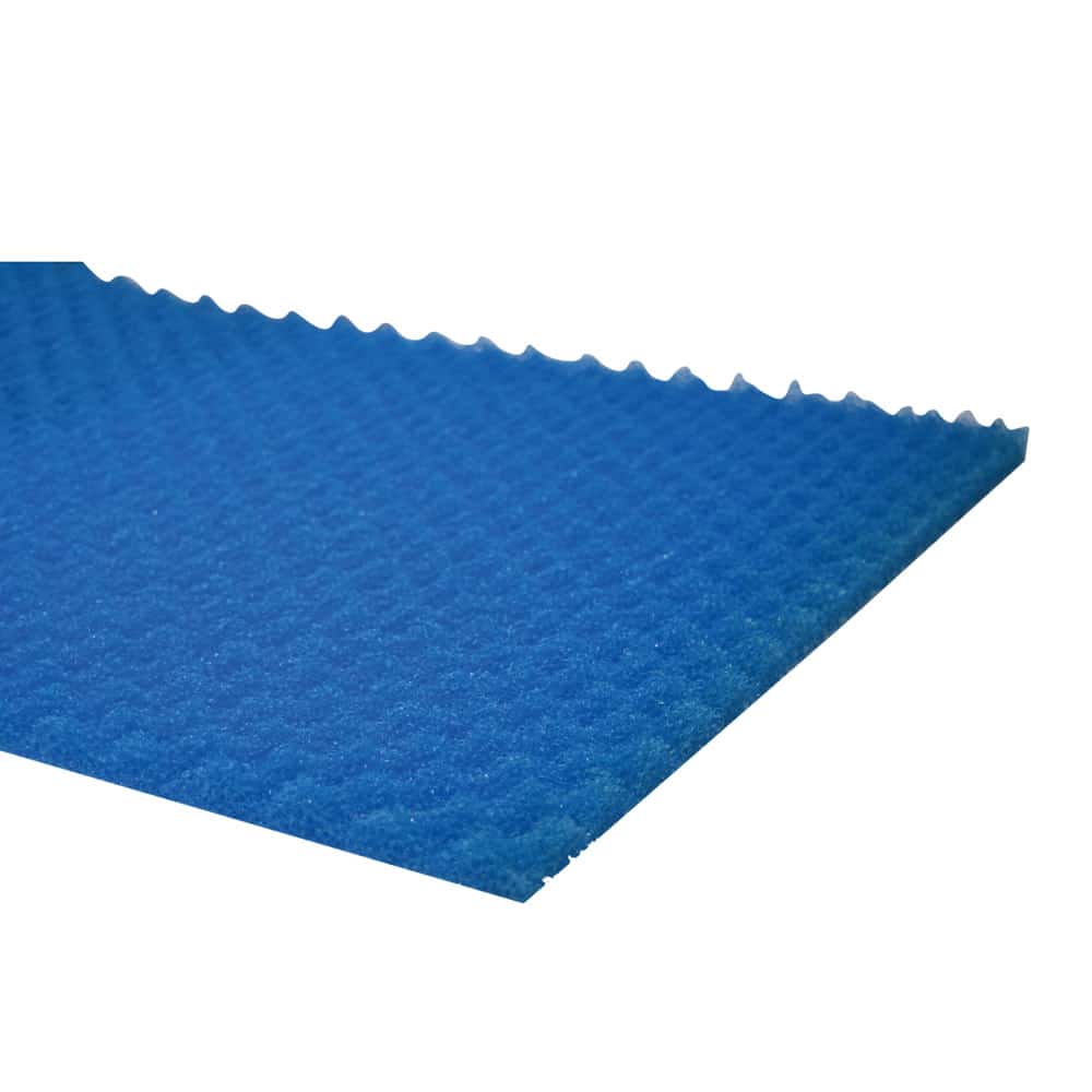 SuperFish Mousse filtrante ondulée 100 x 50 x 2 cm – 10 ppi