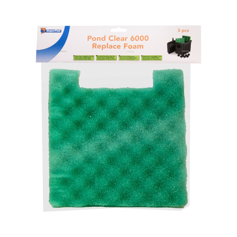 SuperFish mousse pour Pond Clear 6000 – 3 pcs