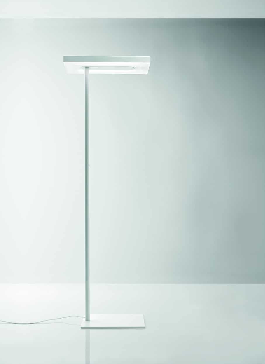 Linea / Lampadaire latéral à LED Blanc