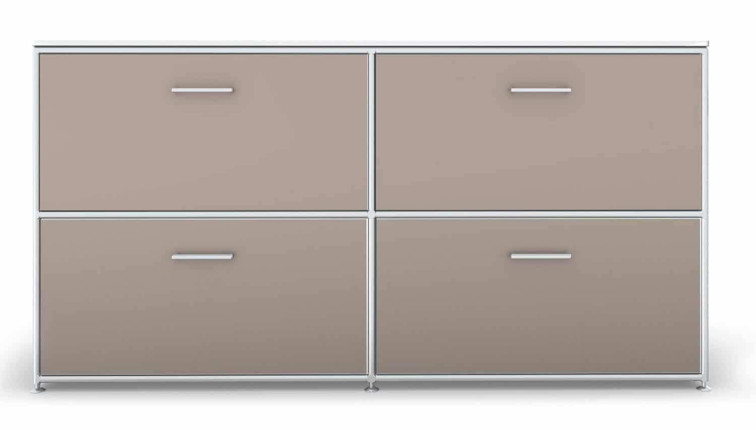 Modul space / Console 2 portes à clapet + 2 tiroirs L158 x H81 cm – Image 2