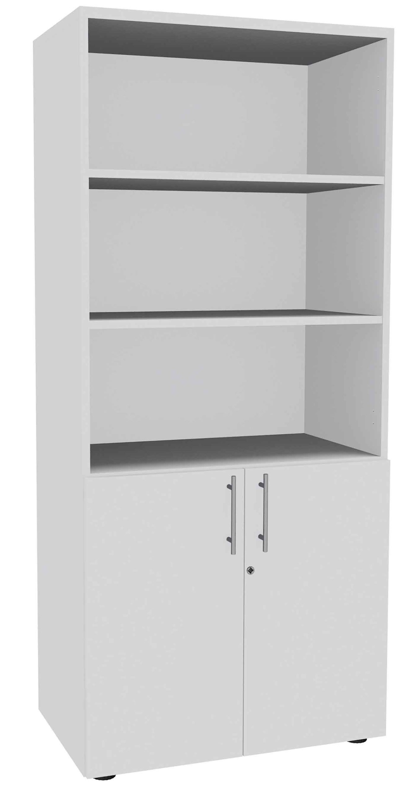 Pro / Armoire haute 2 portes basses H180 x L80 x P47 cm