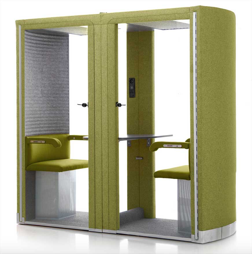 SSHHH2 Evavaara design Box de réunion acoustique 2 personnes
