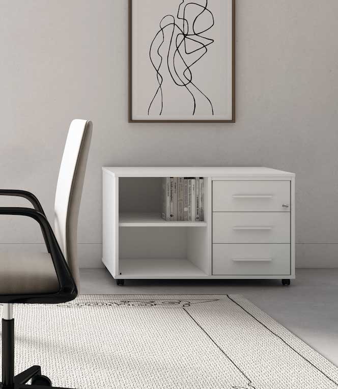 Cassetiere Arteco / Meuble de service avec caisson 3 tiroirs