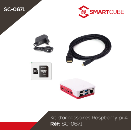Kit d’accéssoires Raspberry pi 4